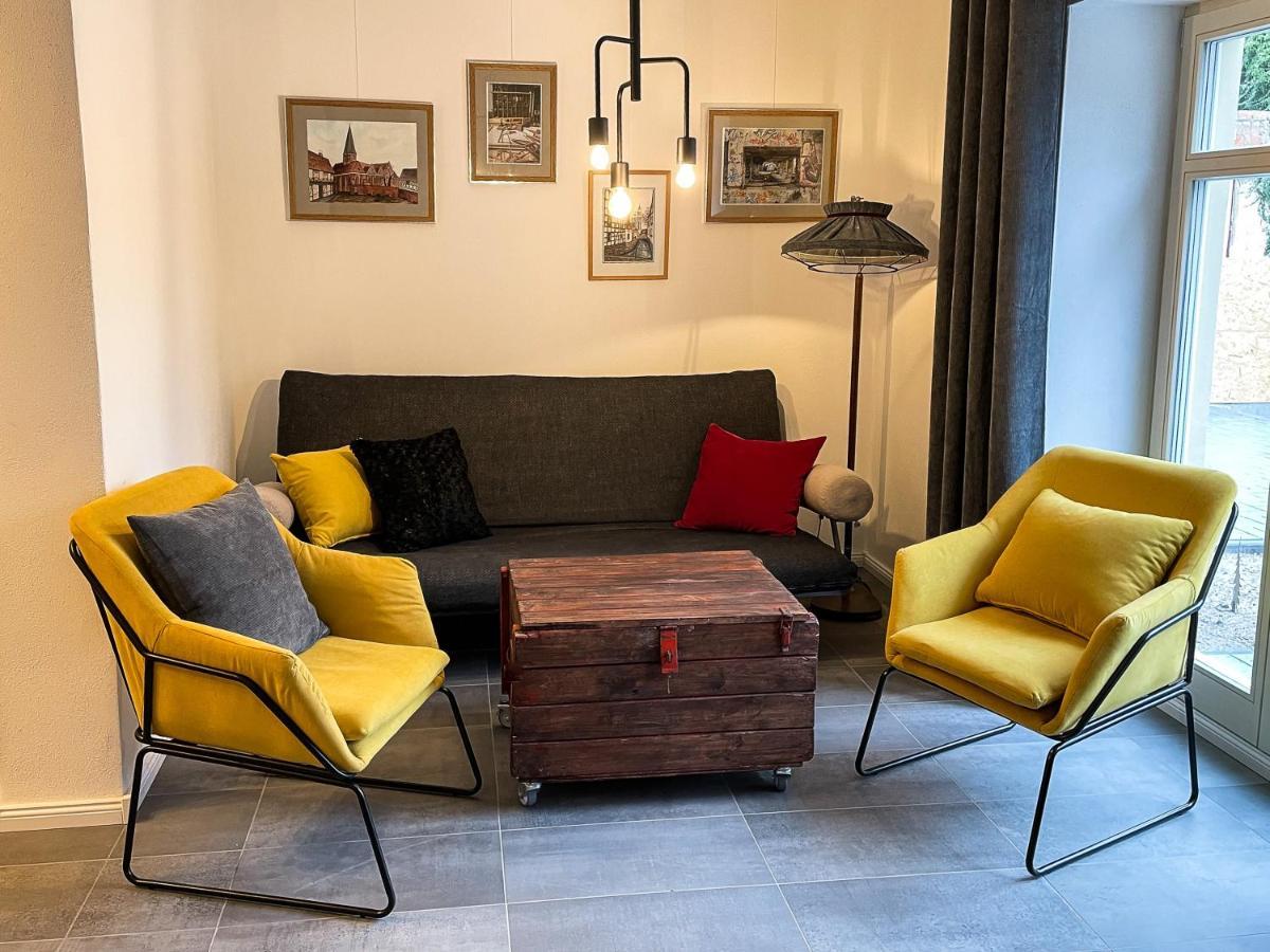 Stilvolle, Zentrale Ferienwohnung Bocksbruecke Mit Parkplatz Salzwedel Buitenkant foto