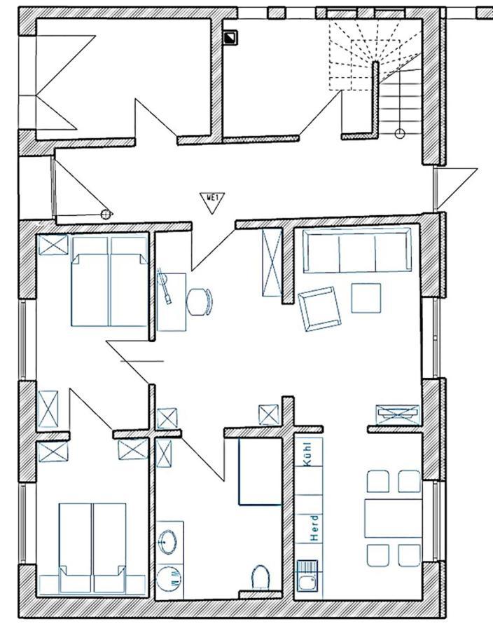 Stilvolle, Zentrale Ferienwohnung Bocksbruecke Mit Parkplatz Salzwedel Buitenkant foto